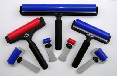 Silicone sticky roller